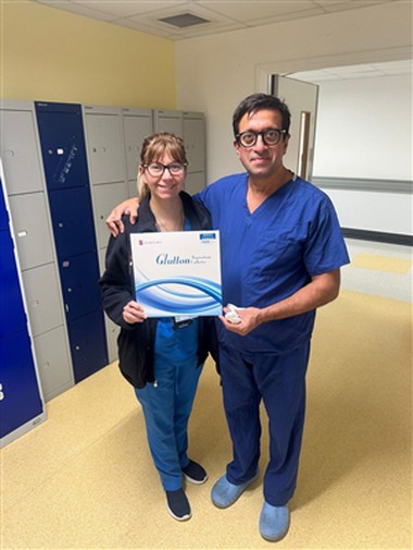 Primo utilizzo del catetere per aspirazione NeuroSafe Glutton nel Regno Unito